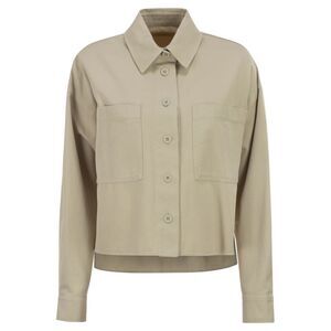 Weekend Maxmara Women Wkdradente - Cotton Drill Shirt